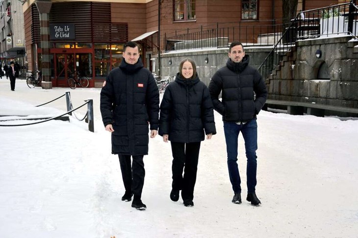 Domarsyskonen Henric Karlsson, Ida Karlsson och Niclas Karlsson. Foto: Karin Diffner