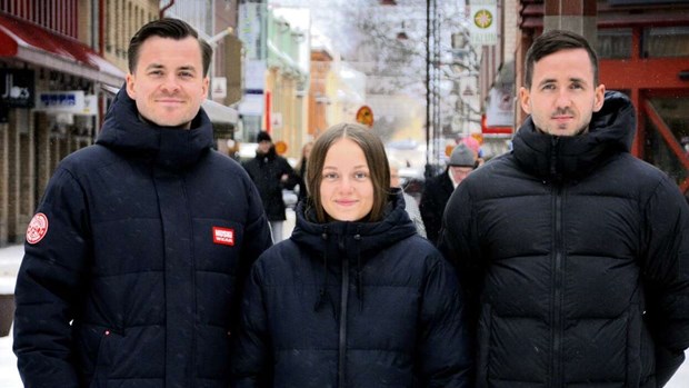 Syskontrio på väg mot en karriär som elitdomare