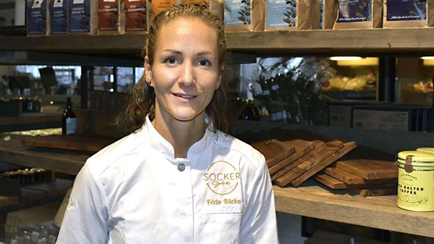 Stjärnkonditorn Frida Bäcke vill hela tiden framåt: 