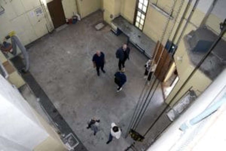 Ett foto taget från ovanvåningen inne i Elkyrkan. Foto: Pär Sönnert