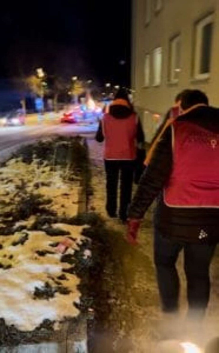 Fackeltåget genom centrala Hedemora i fjol. Den 22 november är det dags för ett nytt fackeltåg. Foto: Privat