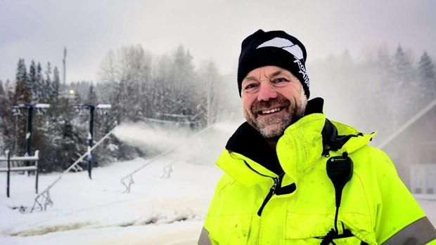Nu är snökanonerna igång Nu är snökanonerna igång