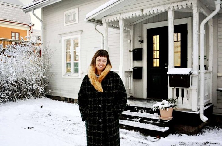 Efter många år som psykolog har Lina Blomgren nu öppnat egen mottagning i Hantverksbyn. Här vill hon bland annat jobba med barn, familjer och stressproblematik. Foto: Karin Diffner