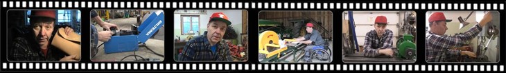Backby-Anders har hundratals filmer på sin kanal där han bland annat sågar virke, visar 3D-skrivare och svetsar. Foto: Backby-Anders Youtubekanal