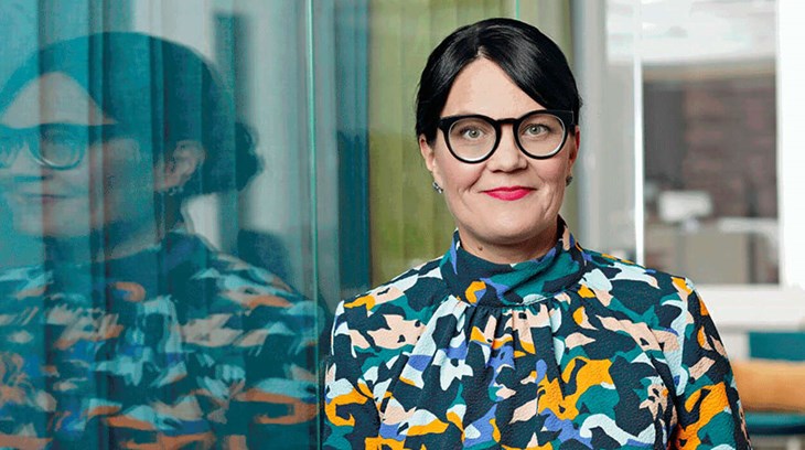 TCO:s ordförande Therese Svanström är utbildad statsvetare med facklig och politisk bakgrund. Foto: Pressbild
