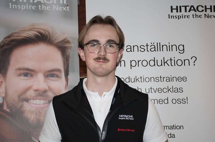 "Vi står inför en extremt stor tillväxt ", säger Edvin Vare, Hitachi training manager.