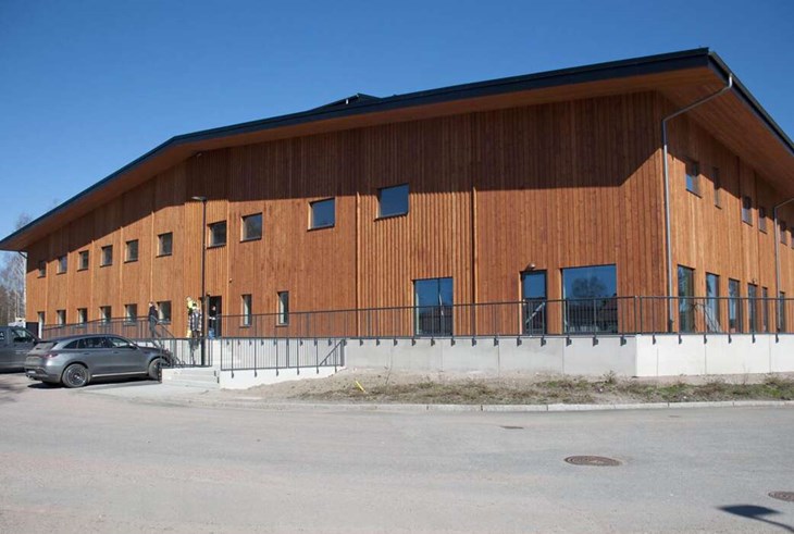 Utanför hotellet kommer det att ligga en uteservering. Foto: Lisa Björklund
