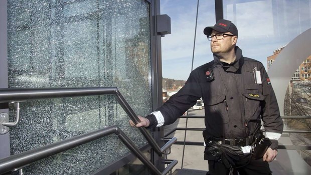 Stor skadegörelse av resecentrum Stor skadegörelse av resecentrum