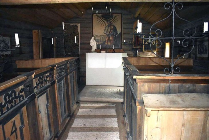 Kapellet var tidigare ett förråd till det intilliggande krukmakeriet. Huset gjordes om till kapell på 1940-talet. Foto: Pär Sönnert
