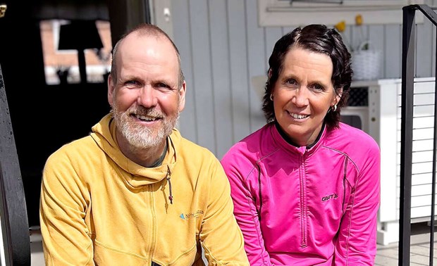 Lyckligt hemma efter 130 mil på skidor