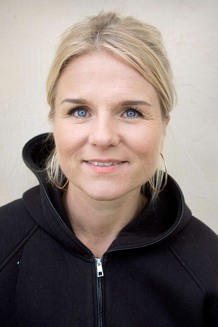 "Vill man nå långt kan man göra det", uppmuntrade Ramona eleverna på Malmenskolan. Foto: Sara Flodin
