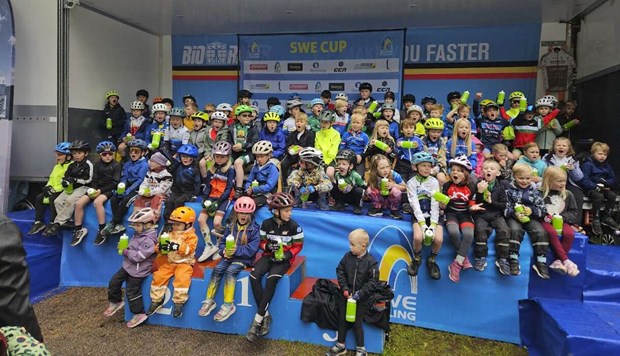 Efter regnet kom solen vid Borlänge Tour