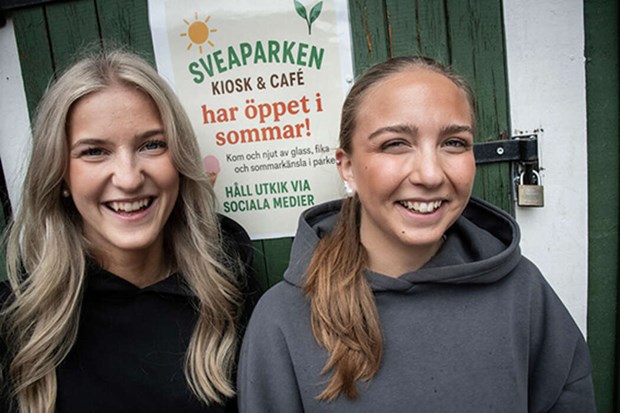 De öppnar caféet i Sveaparken