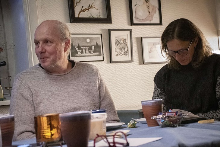 Anders Ericsson och Annelie Blom Ericsson, två av de som berörs av kraftvärmeverksplanerna i Hedemora. Foto: Christian Larsen