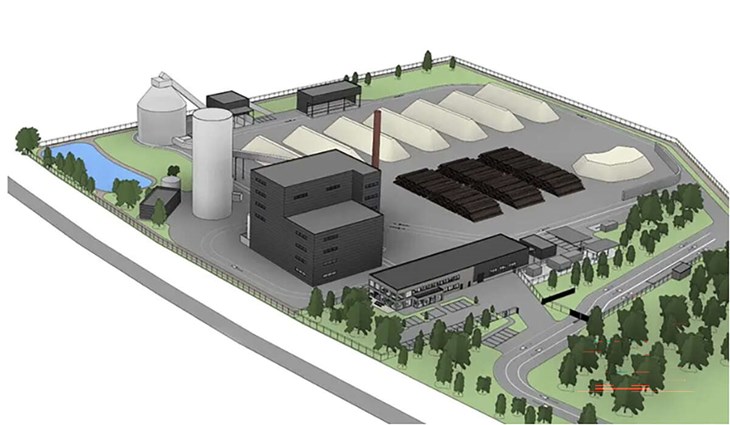 Illustration vad som kan etableras i Brunnaområdet. Illustration: Hedemora Energis handlingar.