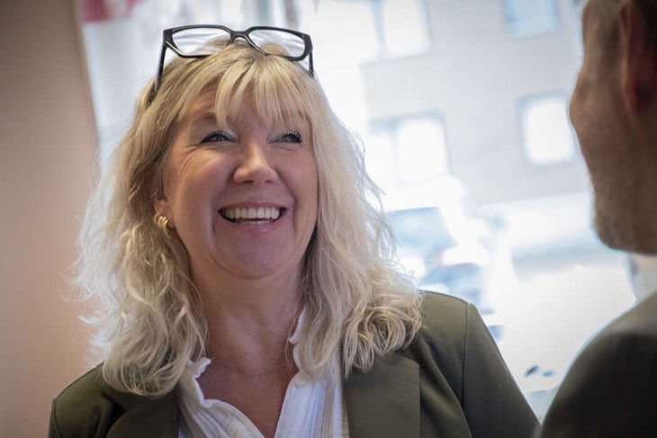 Förskolerektorn Camilla Norberg. Foto: Christian Larsen