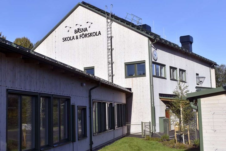 Bäsna skola och förskola invigdes den 26 september 2025. Foto: Pär Sönnert