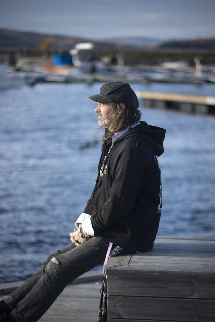 Daniel Andersson försöker hitta en balans i livet. Foto: Sara Flodin