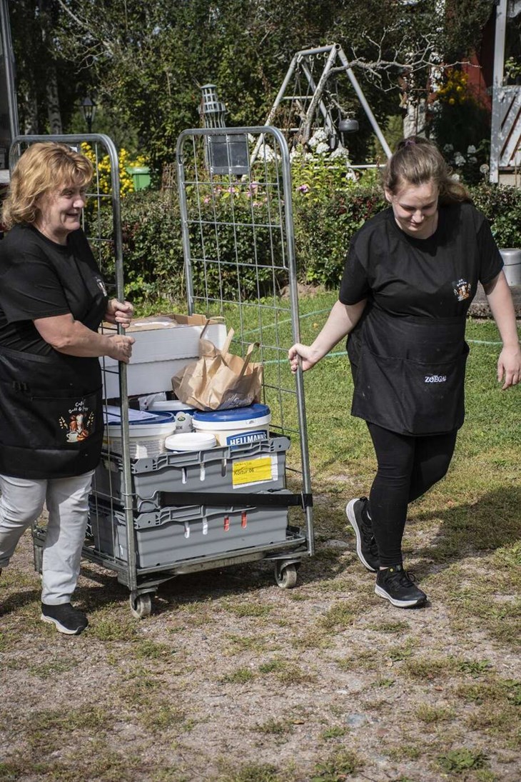 Bakning från grunden kräver sig godsmottagning. Foto: Christian Larsen