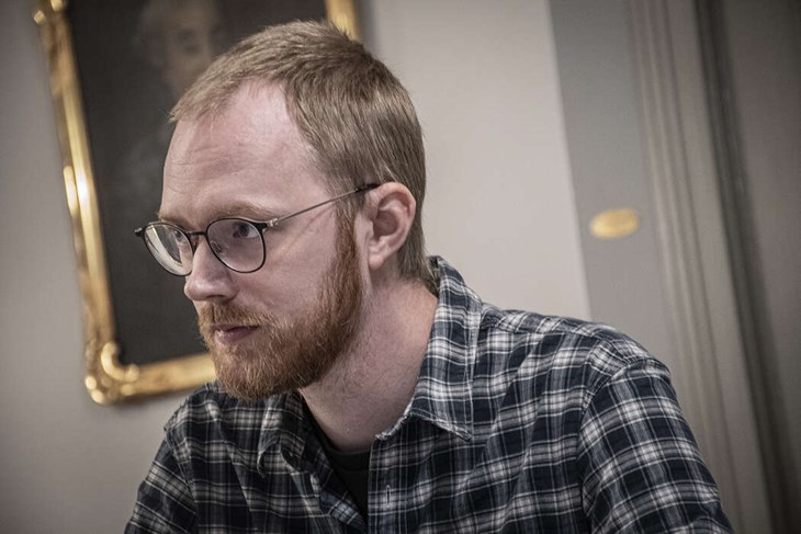 David Aura (S) ville inte ge några summor på öret när man ska spara in i tjänstemannaleden. Foto: Christian Larsen