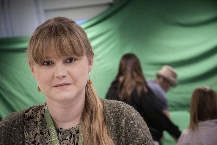 Denise Karlsson är också projektledare för Kulturcrew Hedemora. Christian Larsen