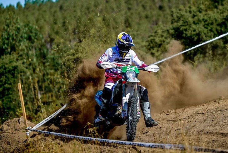 Axel Semb under junior-VM i Tyskland. Foto: EnduroGP