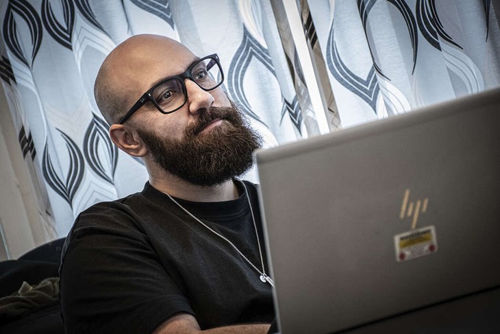 I november 2023 nyinvigdes bowlinghallen, då med Michael som föreståndare i Vashallen. "Det här känns gott, att äntligen få släppa ner allmänheten här ", sa Michael till tidningen då. I dag är läget annorlunda. Foto: Christian Larsen