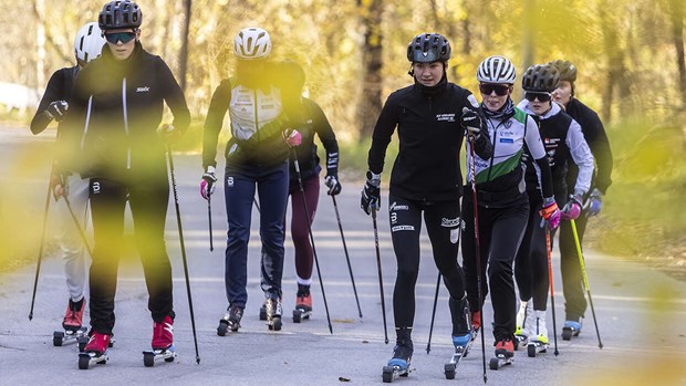 Ungdomar fick träna med eliten