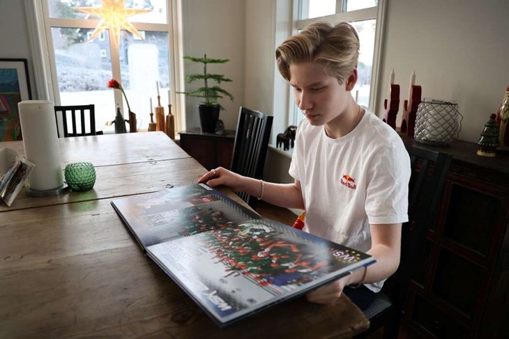 Under jul och nyår har Scott haft några veckors ledighet utan resande eller skolarbeten. Foto: Malin Westling