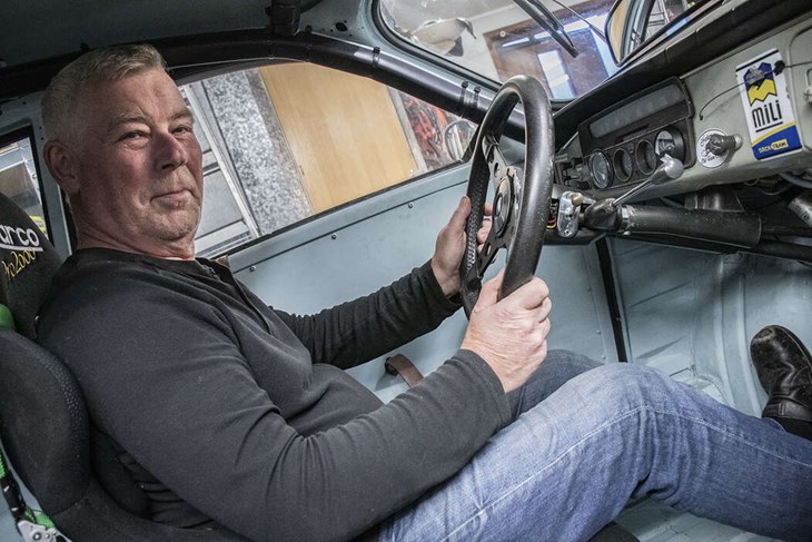 "Skönare kan man inte sitta", konstaterar Peter. Foto: Christian Larsen