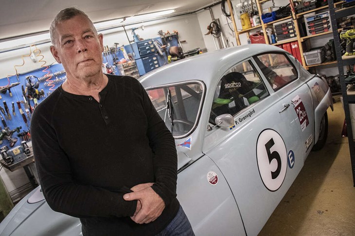 30 år hann gå innan Peter bestämde sig för att sätta sig bakom racingratten igen. Foto: Christian Larsen