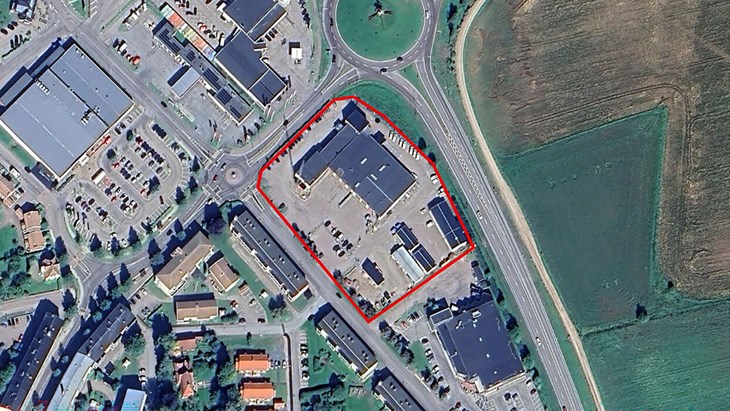 Tomten Lien 2 mäter 10 525 kvadratmeter. Karta: Google maps.