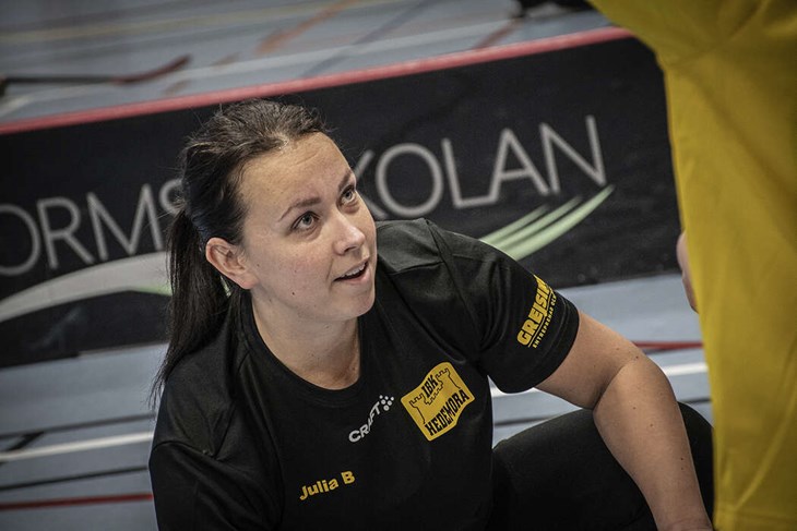 Julia Blomqvist understryker att man ska ha roligt när man som barn idrottar. Foto: Christian Larsen