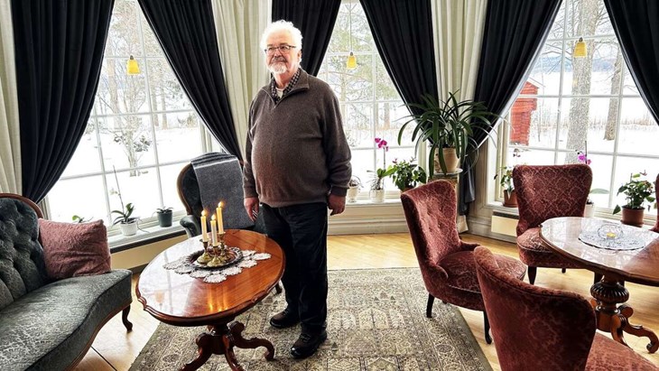 Per-Arne Bengtsson har inspirerats av ”En bok om Vanbo” och arrangerar nu litteraturkvällar med trerätters middag. Foto: privat