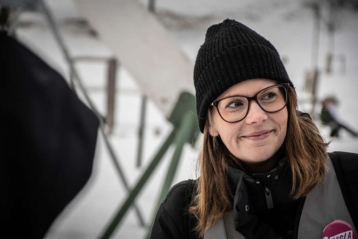 Märta Brandts säger att man tidigare har saknat lägesbilden tidigare i Hedemora. Foto: Christian Larsen