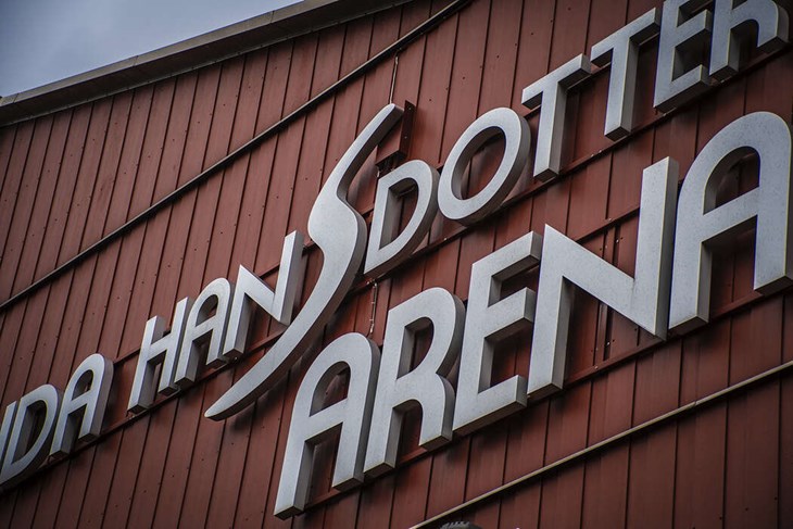 Frida Hansdotter Arena i Norberg. Foto: Christian Larsen