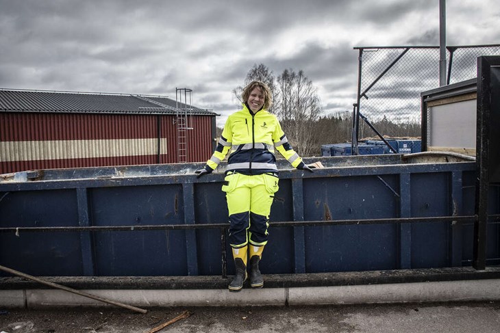 När Hedemora Energi tvingas skicka iväg osorterade sopor höjs också taxan, säger Kristina Backlund. Foto: Christian Larsen