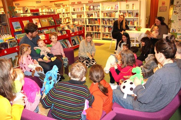Norbergs gosedjur busade på biblioteket