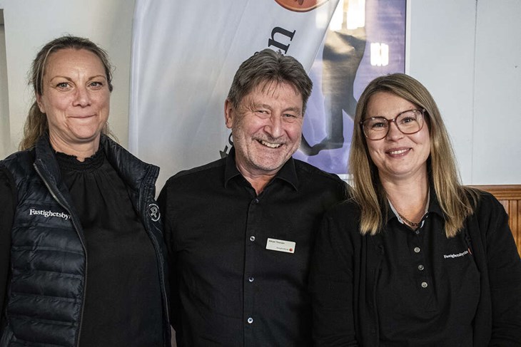 Fastighetsbyrån fanns på plats på boendemässan på Folkets park. Foto: Christian Larsen