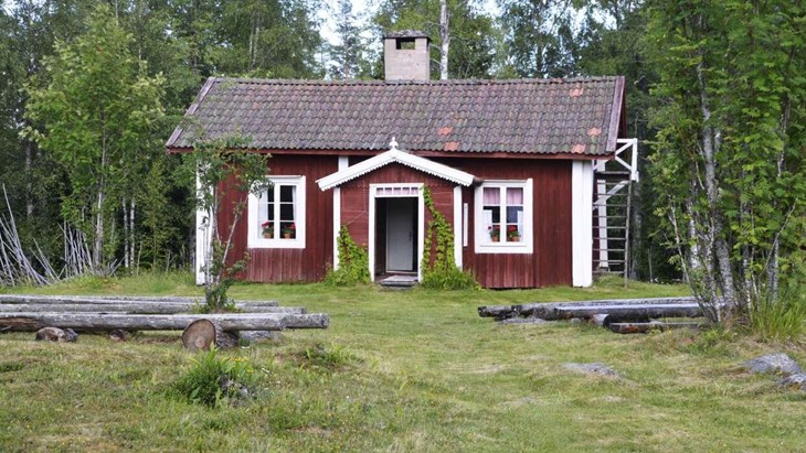 Dan Anderssons Luossastuga i Skattlösberg är ett populärt besöksmål. Foto: Maria Karlsson/arkiv