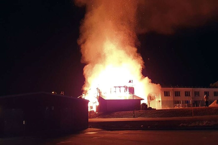 Det är sex år sedan Aalto-huset brann ner. Foto: Privat