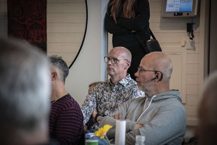 Christian Fredin, näringslivschef i Hedemora kommun, kallade till mötet efter missnöjda signaler från företagarna i kommunen. Foto: Christian Larsen