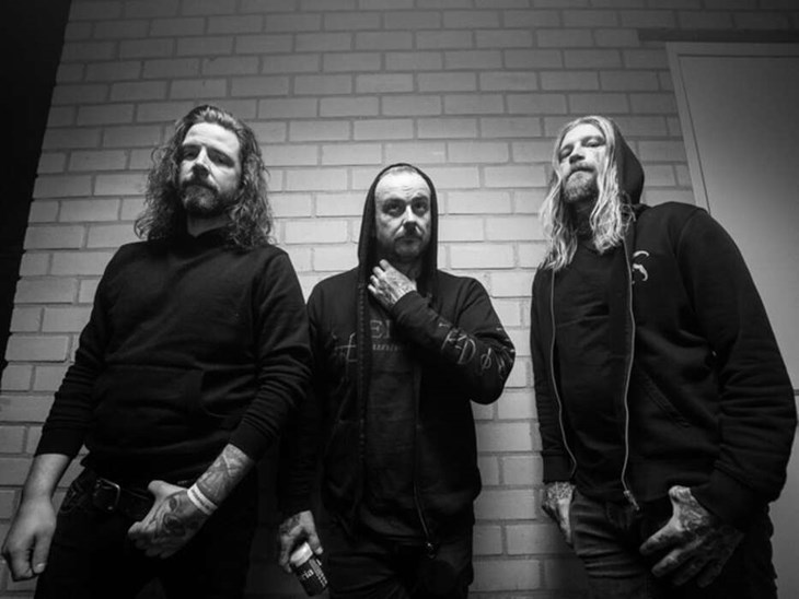 Postmetal-trion Norna har medlemmar från både Sverige och Schweiz. Foto: Pressbild