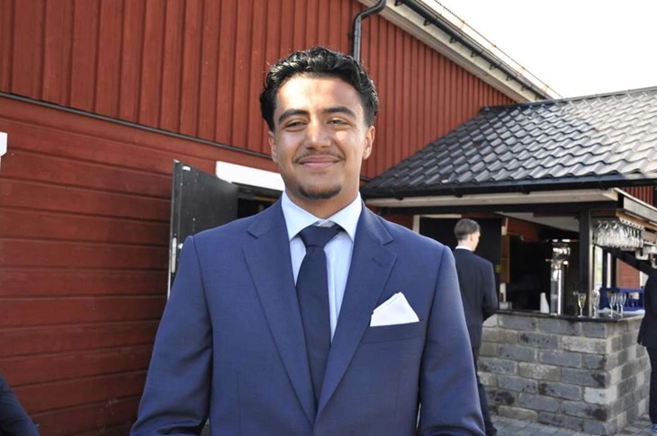 Peyman Abdullah vill studera teknik och ekonomi i framtiden. Foto: Lisa Björklund