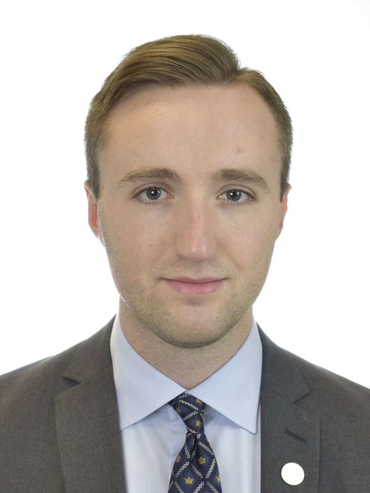 Rasmus Giertz, ordförande SD Dalarna. Foto: Sveriges riksdag