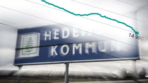 Rekordsiffran: Tappade flest invånare i Dalarna