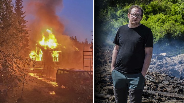 Denniz bor granne med mordbranden: 