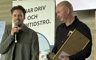 Max Thunberg prisas som årets unga företagare