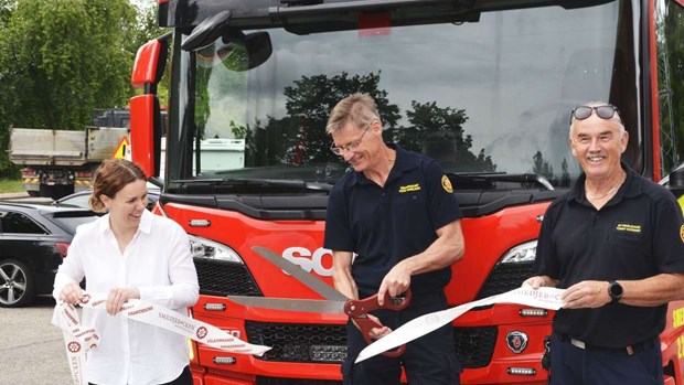 Renoverat höjdfordon invigs