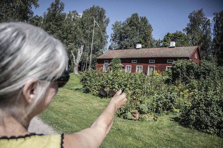 Skolan byggdes 1856. Alla elever gick i samma klass och hade samma lärare. Foto: Christian Larsen